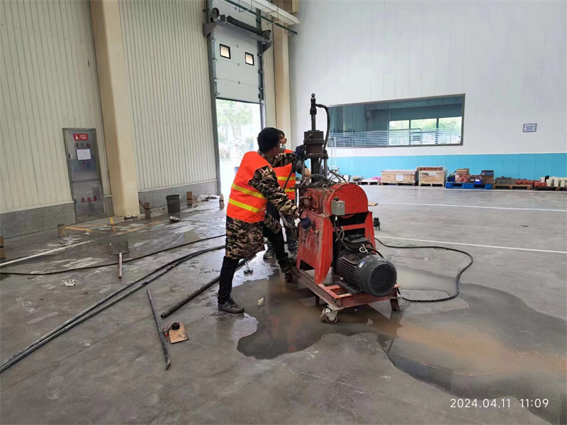 金门厂房地面下沉塌陷注浆加固施工